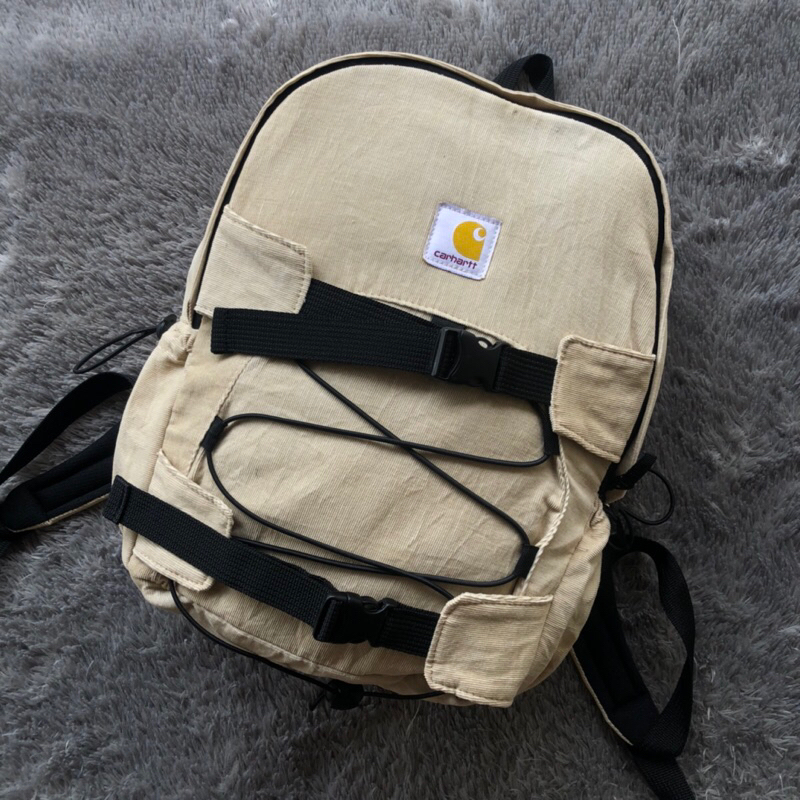 bagpack corduroy carhartt rework