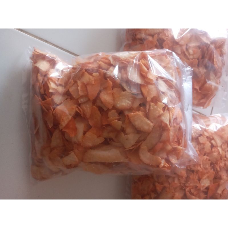 

cemilan enk keripik singkong renyah balado 250GRm