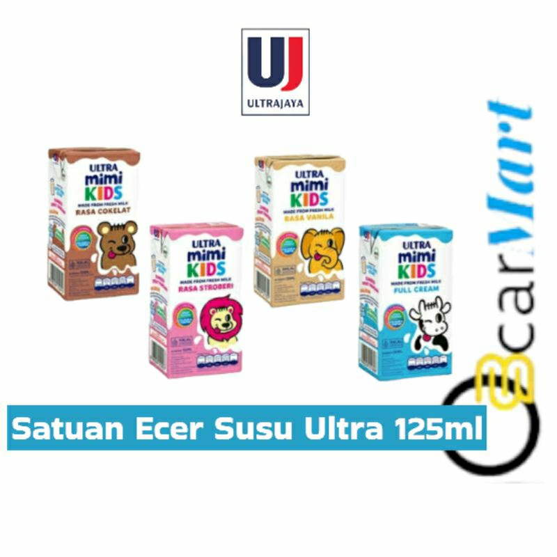 

SUSU ULTRA MIMI 125ML 200ml Ecer Satuan