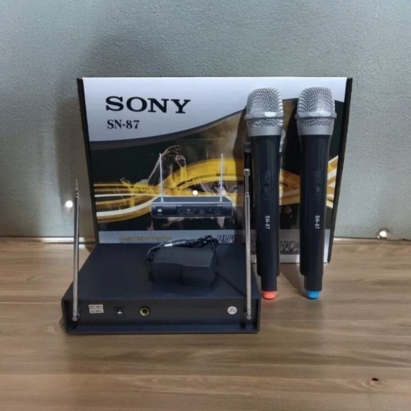 Wireless Mikropon Sony Sn87 Mic Wireless Mikrofon Vocal Karaoke