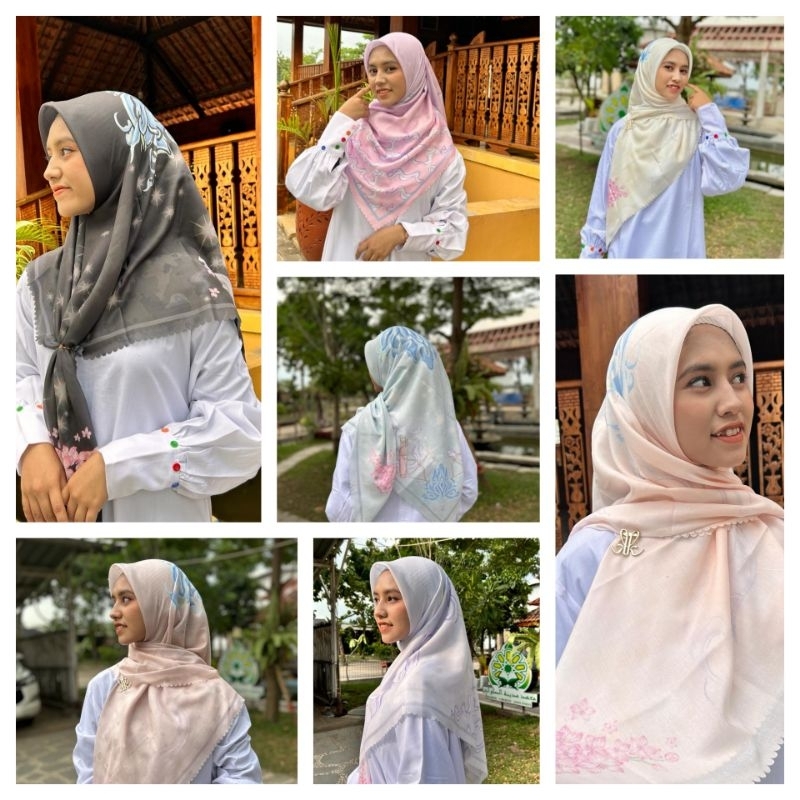 Hijab segi empat || KUDUNGKULA Nyimas Gandasari