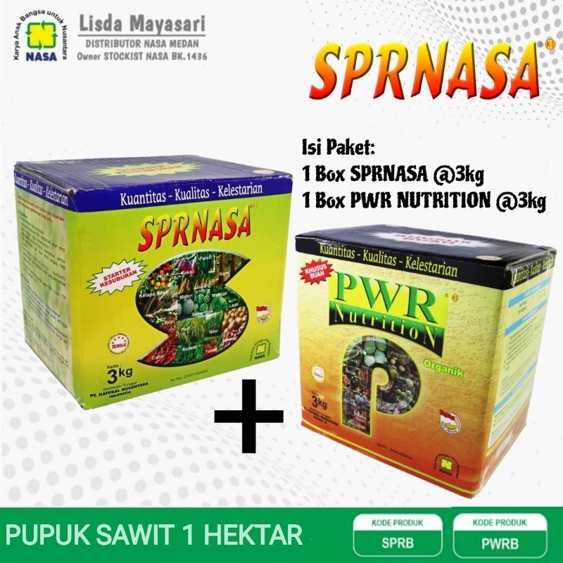 Pupuk Sawit Untuk 1 Hektar Asli Original NASA Official SPRB  PWRB Pupuk Organik Padat untuk Sawit Du