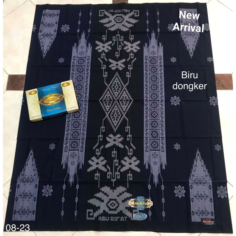 Sarung Abu Rifat Motif Kembang Seri 2 Bisa Seragam