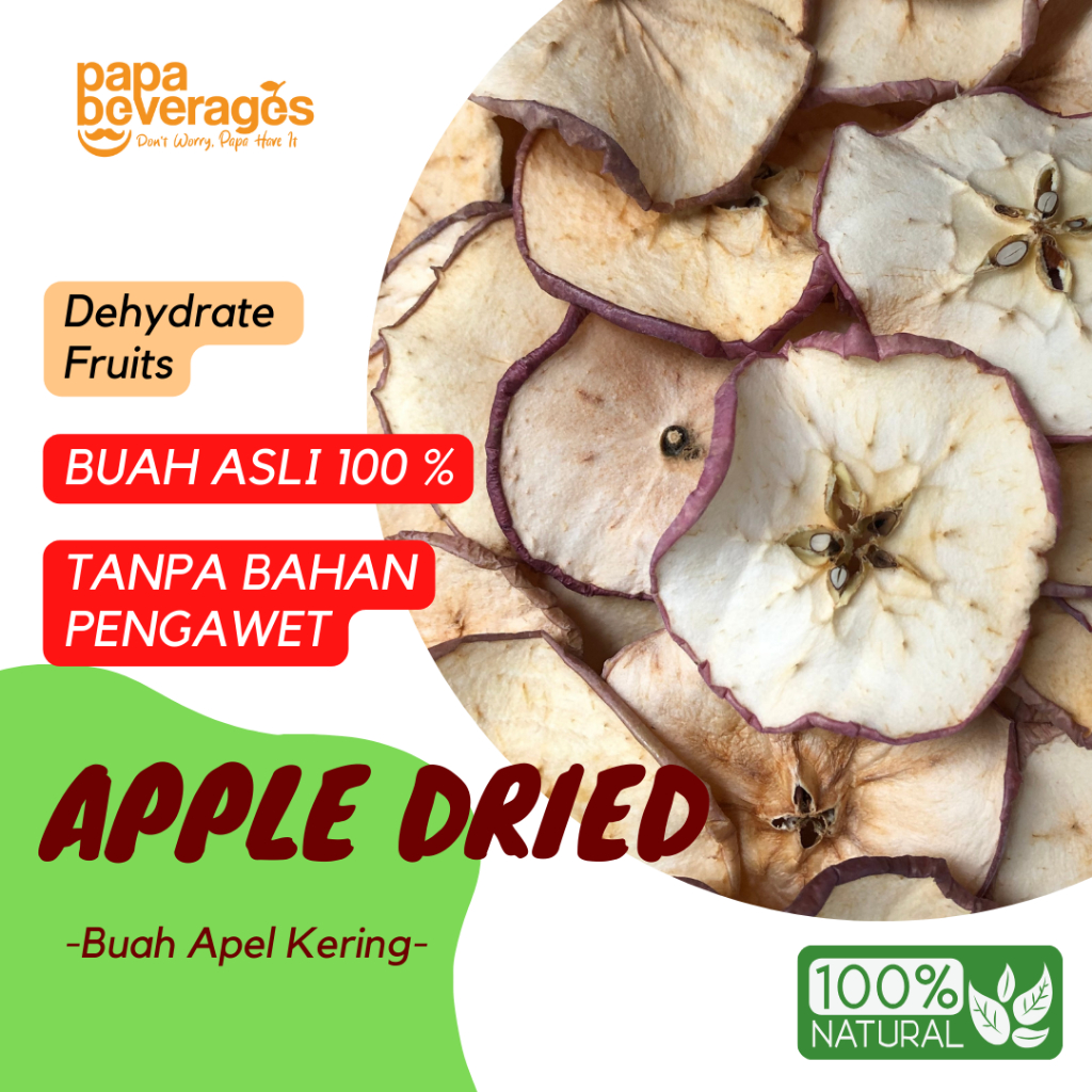 

-DRIED FRUIT- APPLE FUJI DRIED (BUAH APEL FUJI KERING)