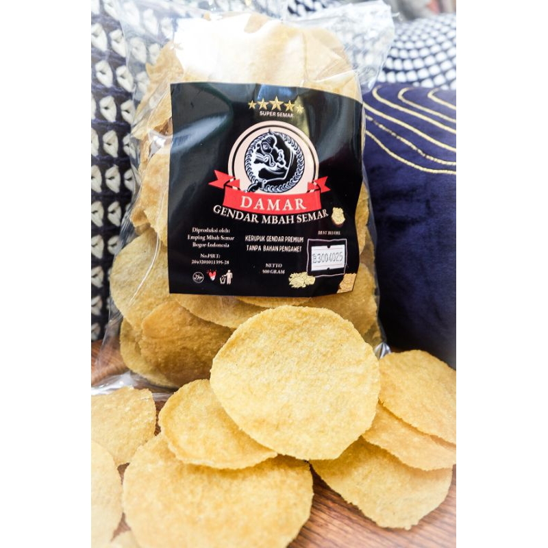 kerupuk gendar mentah 500 gram gendar super gendar premium gendar nasi gendar gurih gendar renyah ge