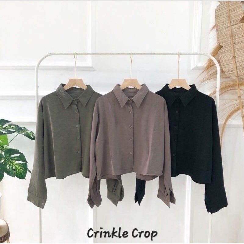 HANIN CROP TOP// OUTER HANIN CRINKLE