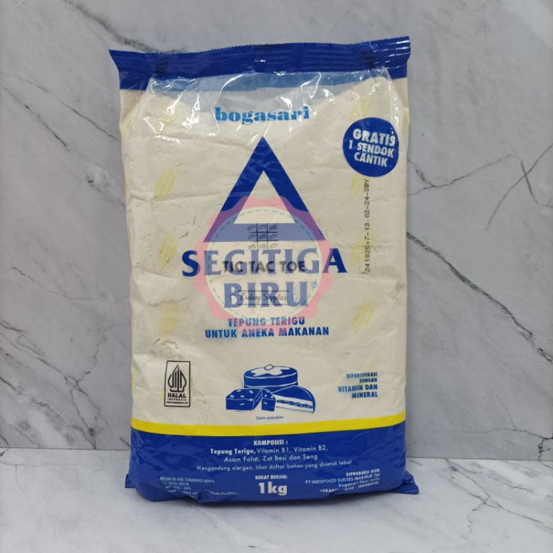 

Tepung Terigu Segitiga Kemasan 1kg/Tepung Terigu/Tepung Protein Sedang