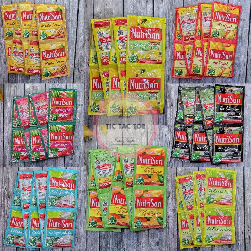 

Nutrisari Sachet All Variant/serbuk minuman/minuman sari buah