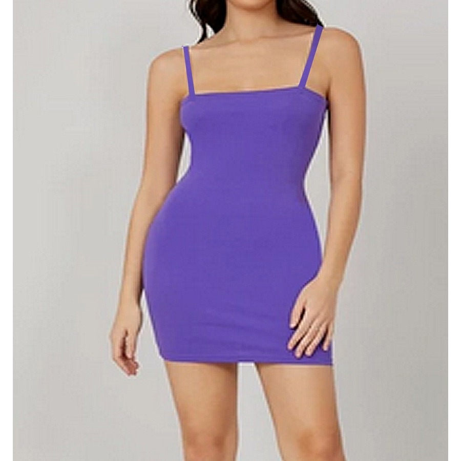 MURAH FASHION WANITA DRES MINI KOREAN STYLE TALI KECIL KEMBEN PAKAIAN WANITA