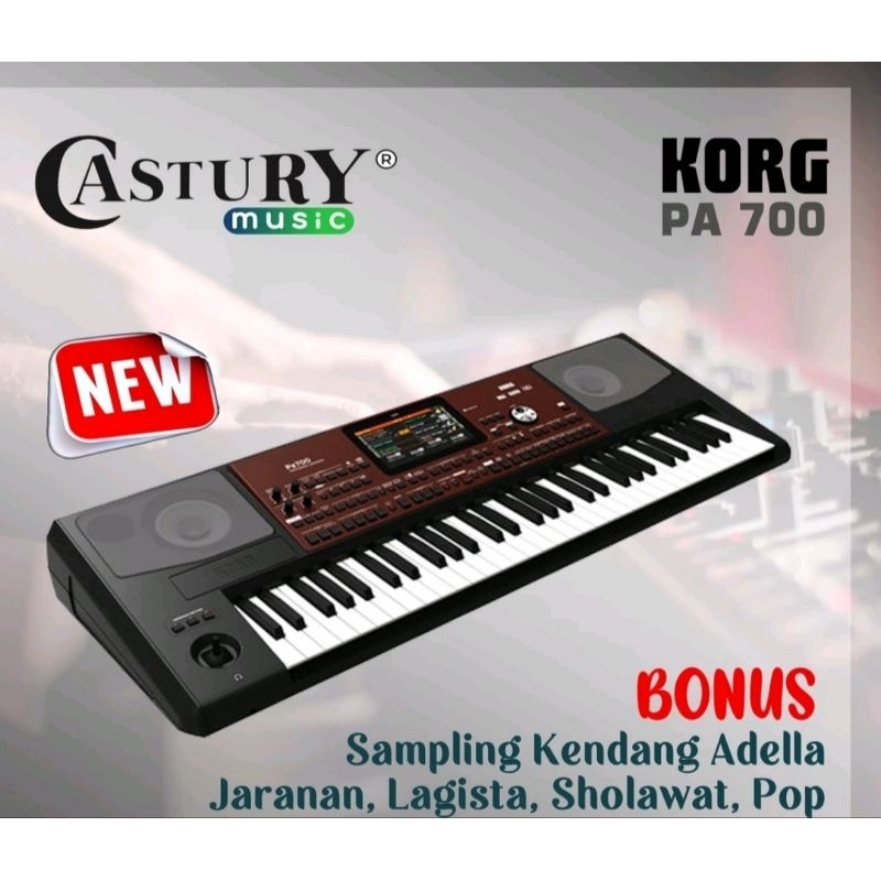 NEW KORG PA 700, Garansi 1 Tahun. FULL SAMPLING