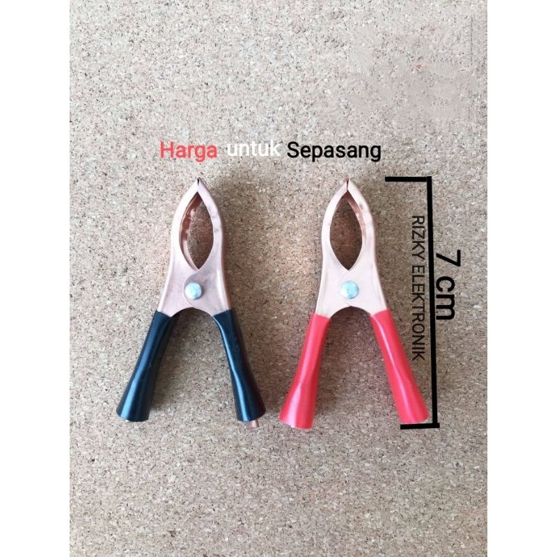 Capit Japit Aki Penjepit Accu Tanggung Sedang Sepasang Kualitas Bagus