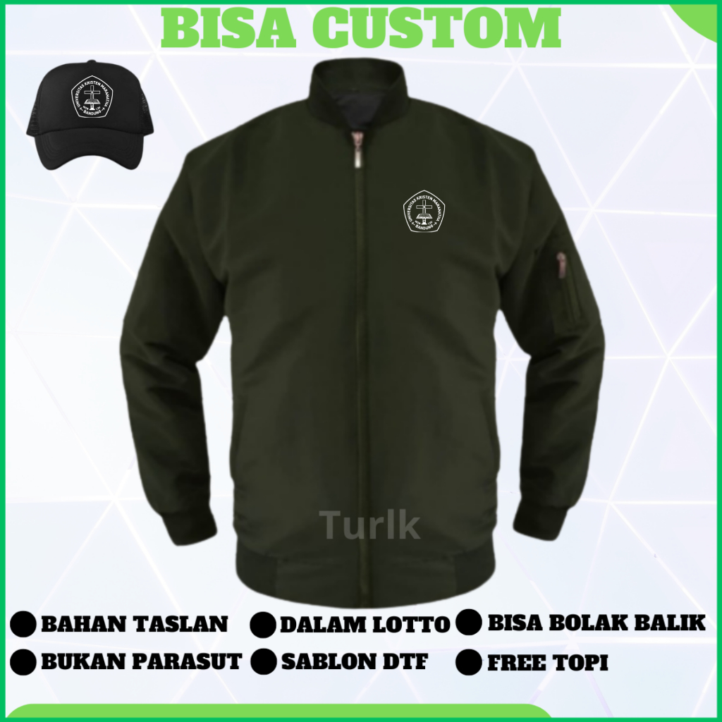 Jaket Universitas Kristen Maranatha Jaket University kristen Maranatha Jaket Bomber Custom