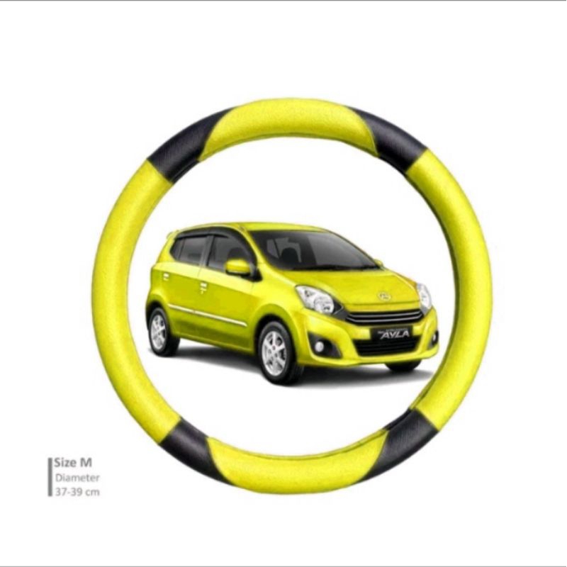 sarung stir mobil Ayla cover stir mobil Toyota ayla