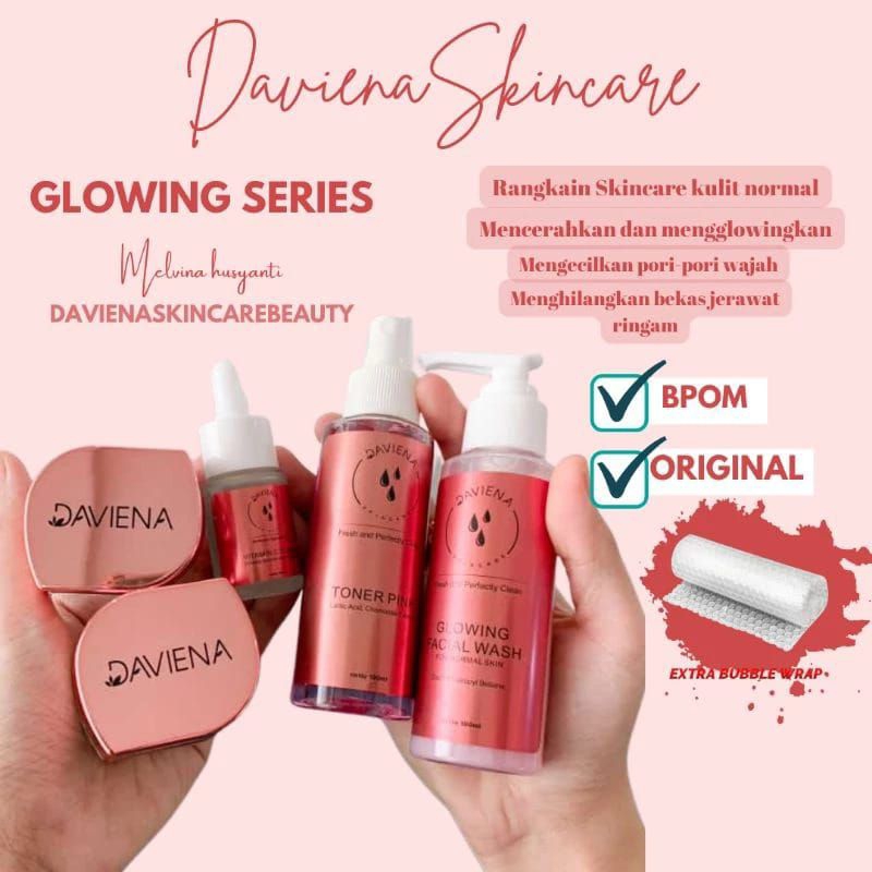 Glowing Series Daviena Skincare | DavinaSkincare | Daviena Skincare Mencerahkan