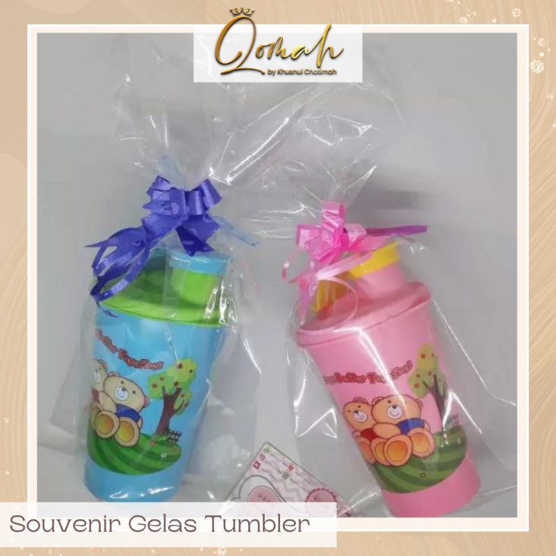 Gelas tumbler souvenir anak gelas anak
