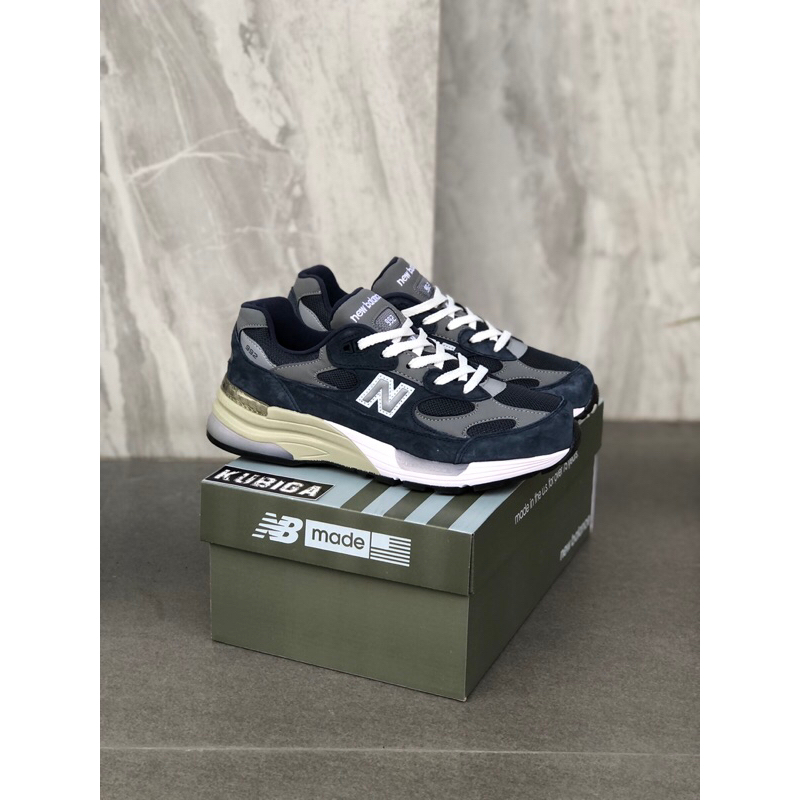 New Balance 992 Navy White/NB 992 Navy White