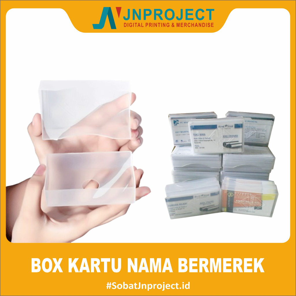 Tempat Penyimpanan Kartu Nama Box Plastik GARUDA / Box Kartu Nama Plastik Premium / Kotak Plastik Ka