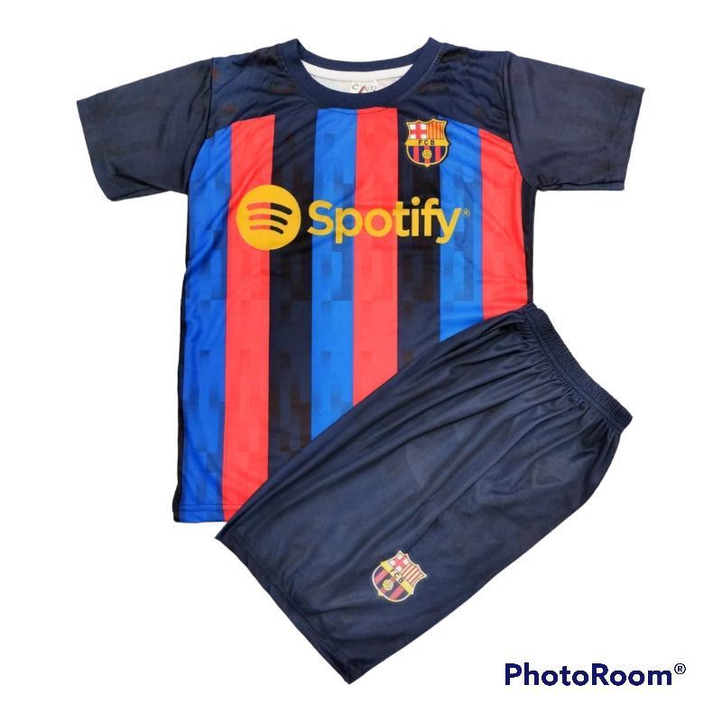 PROMO Setelan Jersey Barcelona Home 2022 2023 Grade Ori Import Baju Sepak Bola Barca