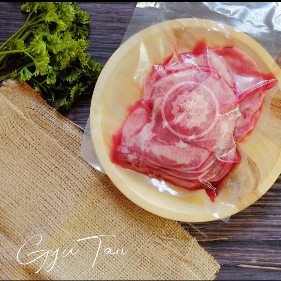 

Lidah Sapi Slice Tongue Gyutan Grassfed Organic 500gr - Lidah Sapi Gelatinous meat Grassfed Beef Balikpapan