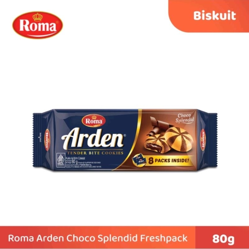 

Roma Biskuit Arden Choco Splendid Freshpack 80gr