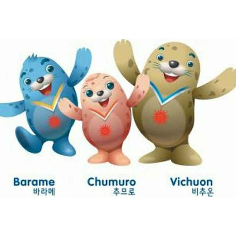 Jual Boneka Maskot Asian Games 2014 Incheon Korea