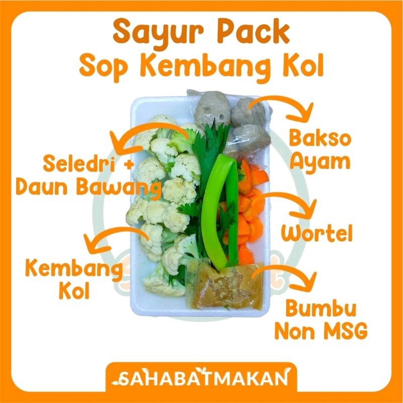 

Sayur Pack Sop Kembang Kol | Sayur Fresh | Khusus Instan