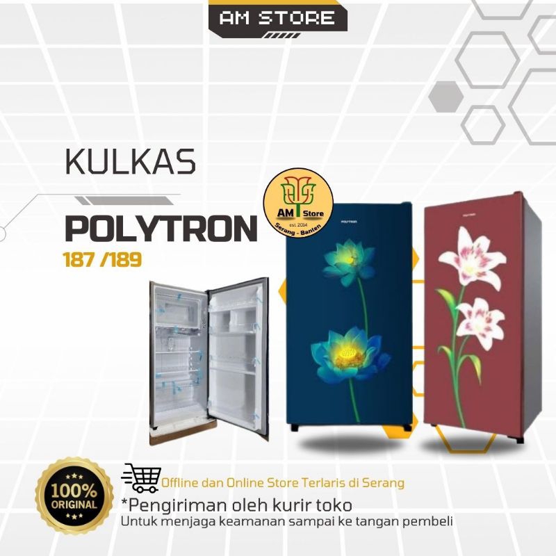 Kulkas Polytron 187/189 (1 Pintu)