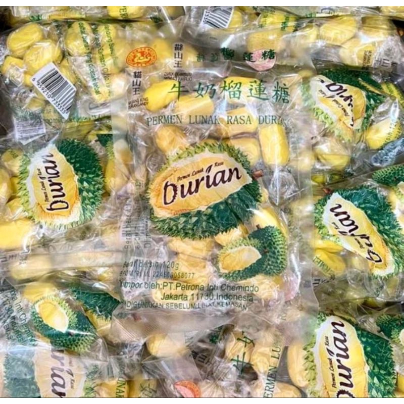 

PERMEN LUNAK RASA DURIAN MUSANG KING DURIAN CANDY 120GR