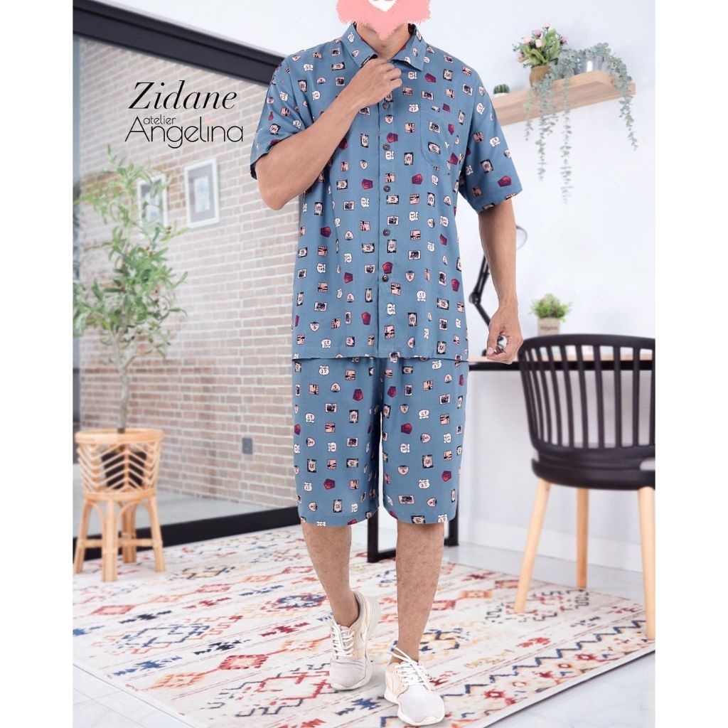BLA309 PIYAMA DEWASA ZIDANE - BASIC VISCOSE ATELIER ANGELINA