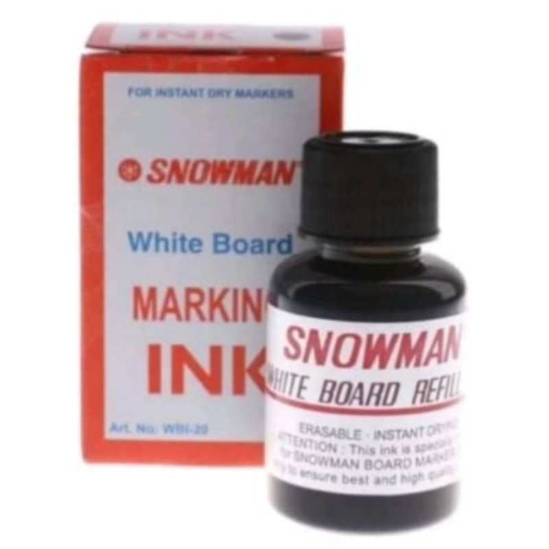 

Isi Tinta Spidol Whiteboard Bisa Dihapus Snowman Hitam Harga per Pcs