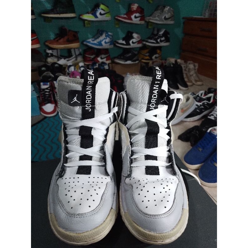 AJ 1 REACT HIGH GREY FOG