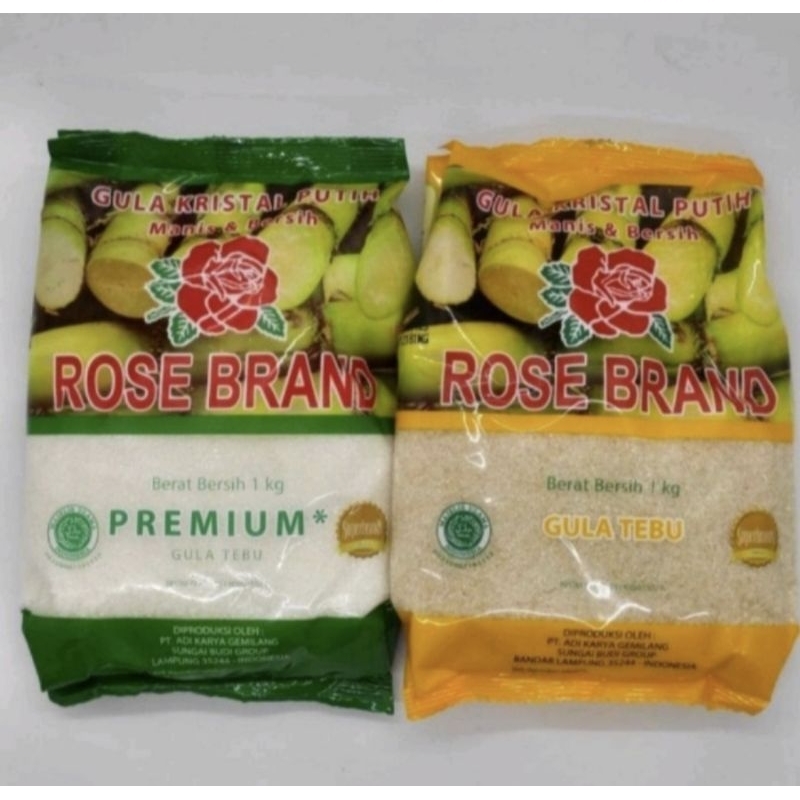 Gula pasir Rose brand 1 kg / Gula pasir premium rose brand 1 kg