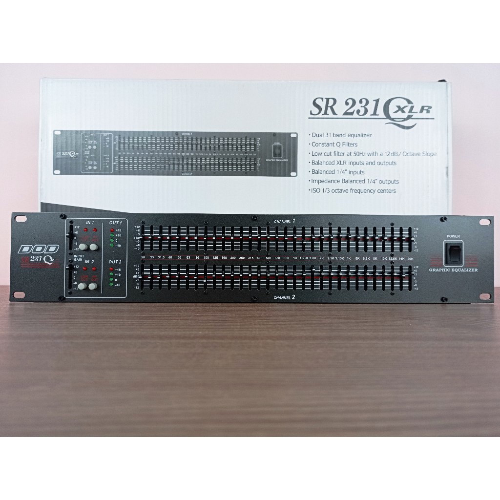 Equalizer DOD SR 231 / SR231QX 31 Channel