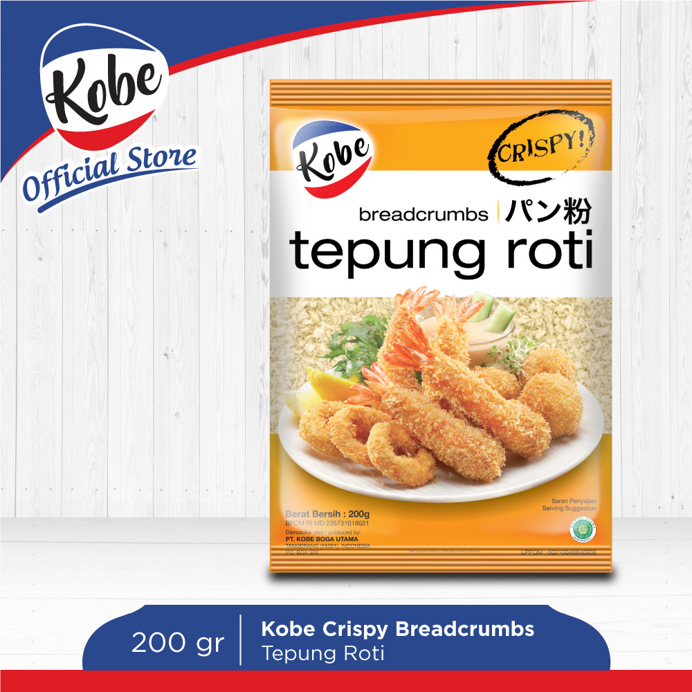 

Kobe Breadcrumbs Tepung Roti 200gr