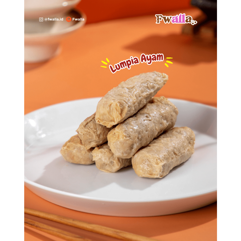 

Dimsum Lumpia Kulit Tahu Premium Ayam/ Udang Halal Free Chili Oil (Fresh/Frozen)