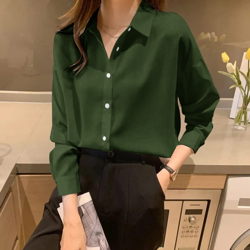 KEMEJA POLOS KATUN RAYON POLOS / RAYON SHIRT // KEMEJA POLOS KATUN RAYON POLOS