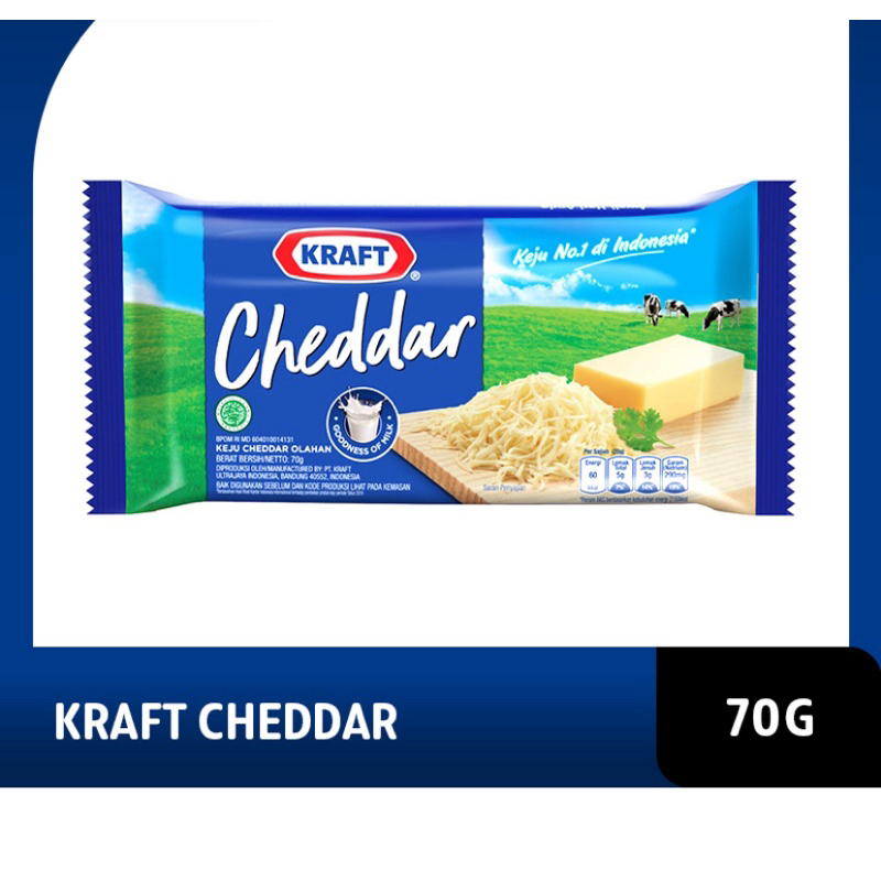 

KRAFT Keju Cheddar Box 70 gram