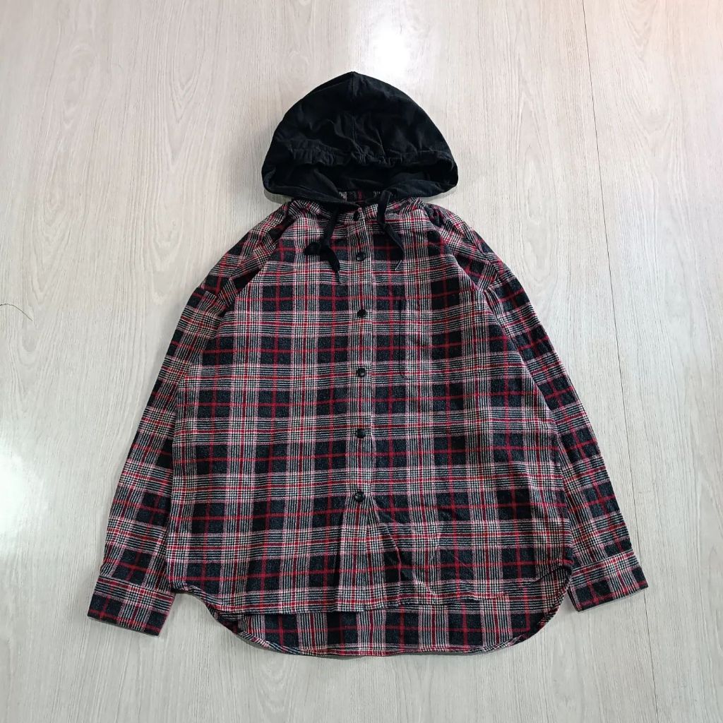 TBJ NEARBY OUTER FLANNEL HOODED