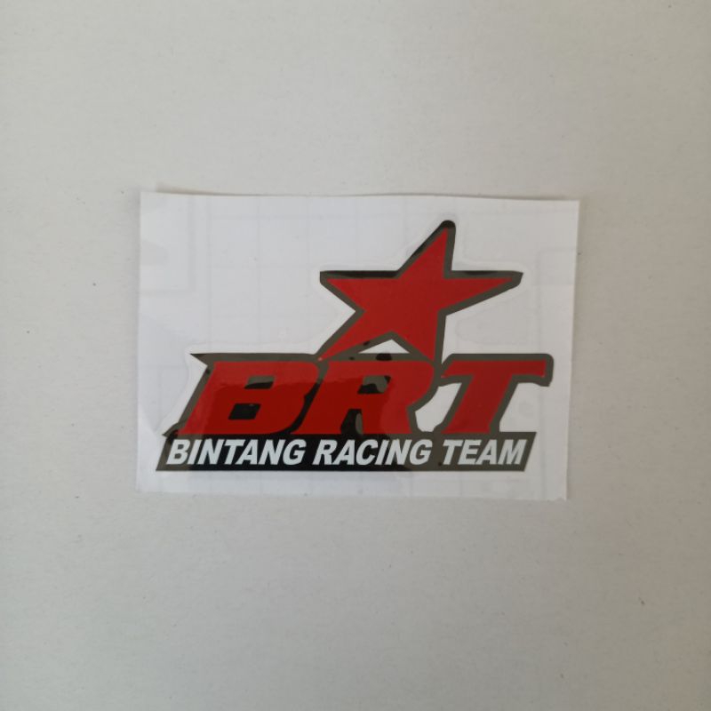 stiker cutting BRT Bintang Racing Team / sticker cutting BRT