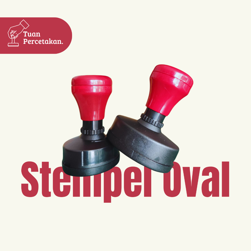 

Gagang Stempel Oval Otomatis | Tersedia Dengan Berbagai Macam Ukuran | Stempel cocok untuk berbagai situasi