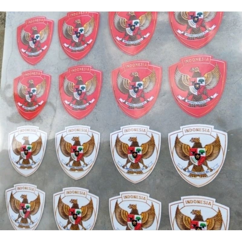 LOGO SABLON DTF PERISAI GARUDA LOGO BARU GARUDA INDONESIA