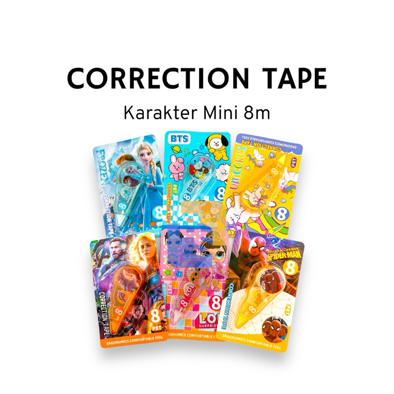 

Tip-Ex Kertas Karakter Mini 907 / Correction Tape Mini - 1 Pcs