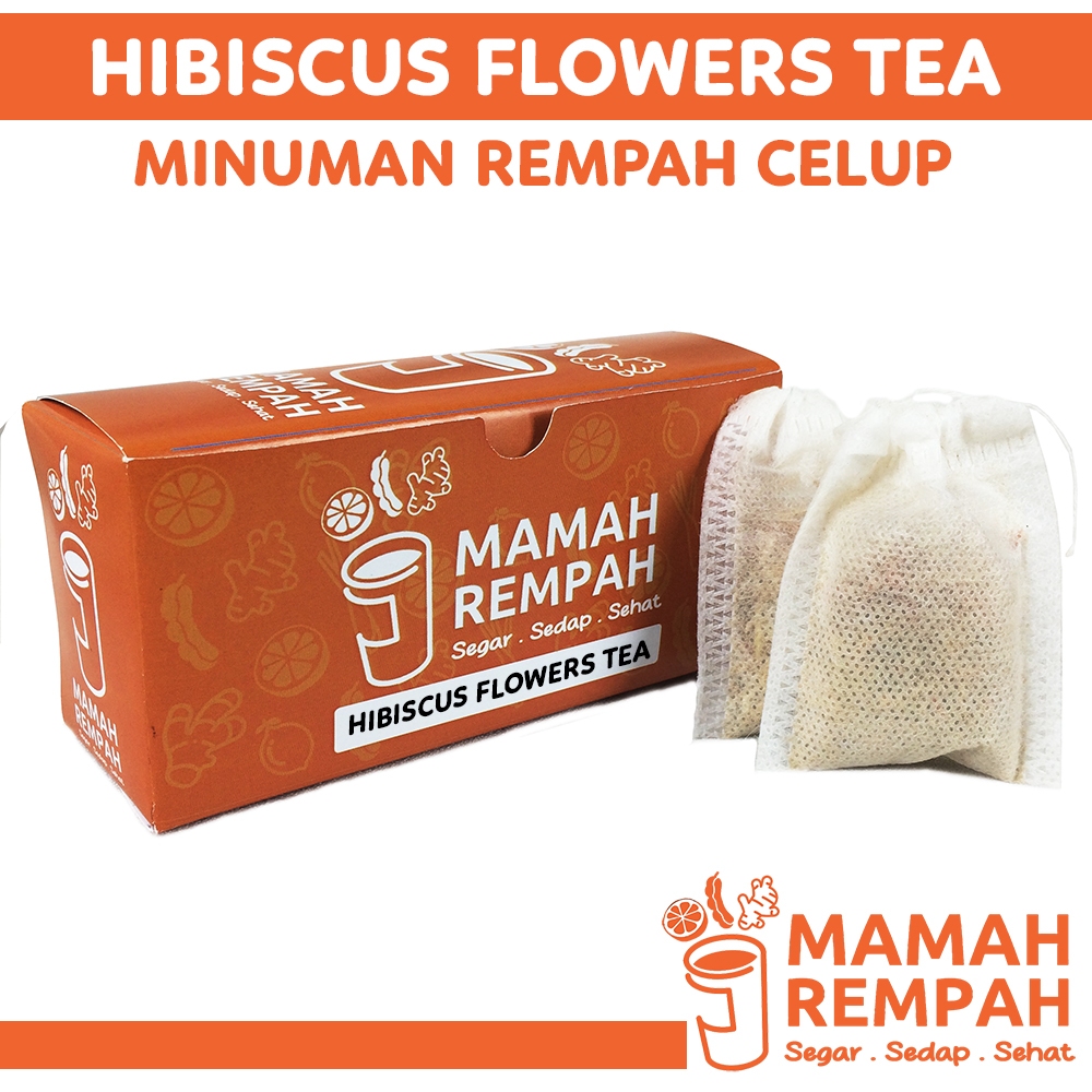 

Teh Celup Rempah Jamu Hibiscus Flowers Tea Bag Ramuan Asli Herbal Minuman Kesehatan Seduh Tradisional