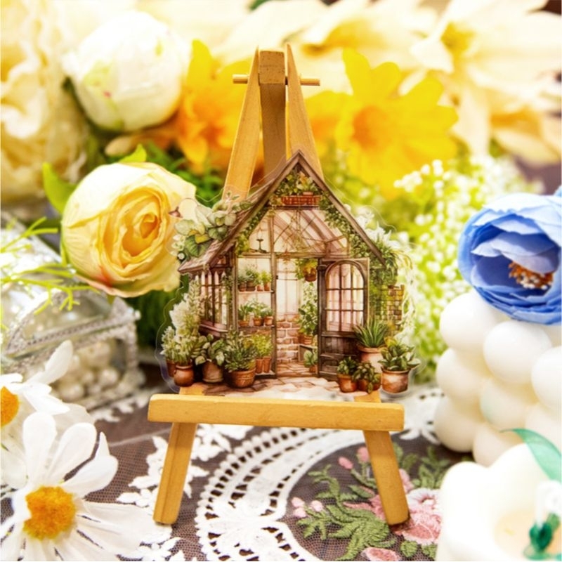 

Sticker cabin per pcs untuk bullet journal journaling journals bujo ephemera