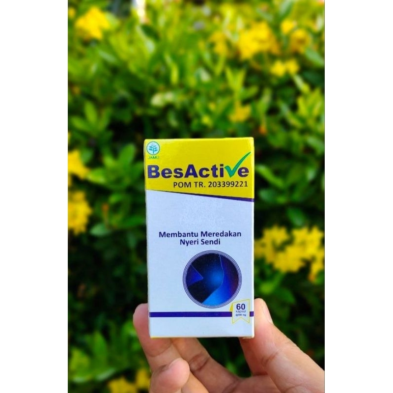 

Besactive Jamu Herbal Kapsul Meredakan Nyeri Sendi