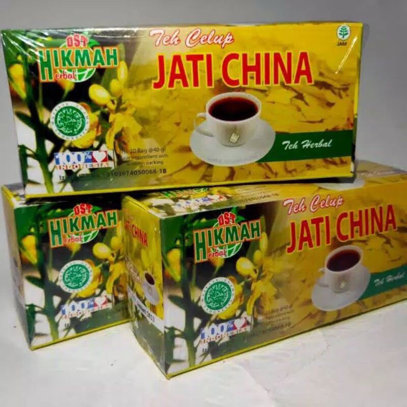 

BANDA ACH - Teh Diet Jati Cina Celup Teh Pelangsing Slimming Tea Hikmah