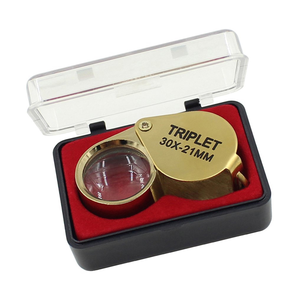 

Ag JEWELER'S LOUPE TRIPLET 30X - 21MM KACA PEMBESAR SAMPAI 30 X
