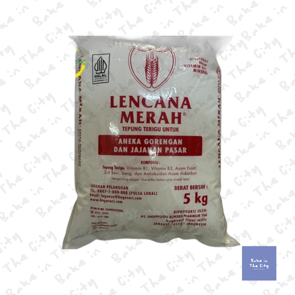 

Tepung Terigu Lencana Merah - 5kg