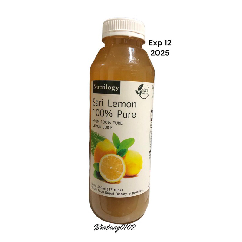 

Sari Lemon 100% Pure Lemon Juice Keto Diet 500mL