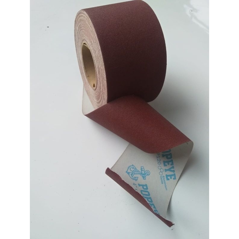 Amplas rol meteran/amplas rol kain meteranGrit#120